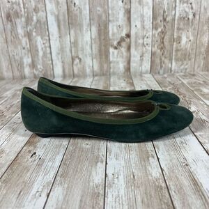 Cole Haan green slip‎ Ons Womens 6.5